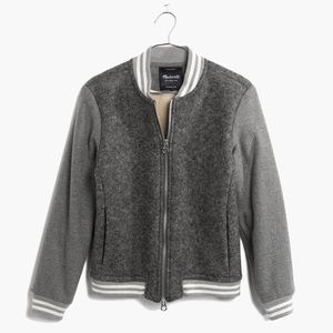 Madewell Dugout Varsity Bomber Jacket